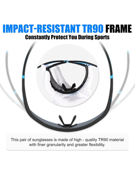 Gafas de Ciclismo X-TIGER con 5 Lentes Intercambiables