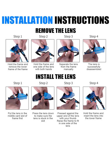 Gafas de Ciclismo X-TIGER con 5 Lentes Intercambiables