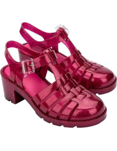 Sandalias de Tacón Medio Melissa Possession Rosa Brillante 2