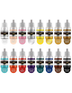 Juego de Pinturas Acrílicas Ecológicas VM Figure 16 Colores 5ml 2