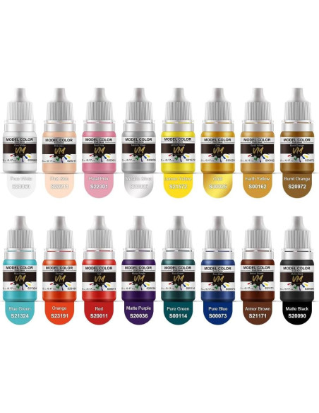Juego de Pinturas Acrílicas Ecológicas VM Figure 16 Colores 5ml
