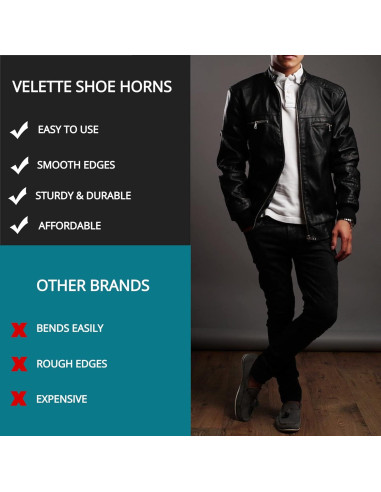 Cuerno de Zapato Largo de Metal Velette 76.2 cm Unisex