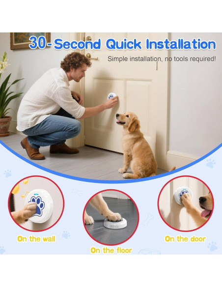 Campanas de Entrenamiento para Perros ChunHee - 28 Sonidos Ajustables