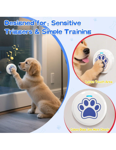 Campanas de Entrenamiento para Perros ChunHee - 28 Sonidos Ajustables