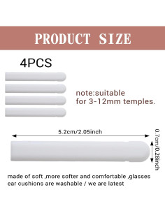 3 Pares Almohadillas Silicona Antideslizantes para Gafas Shimmeroo 2