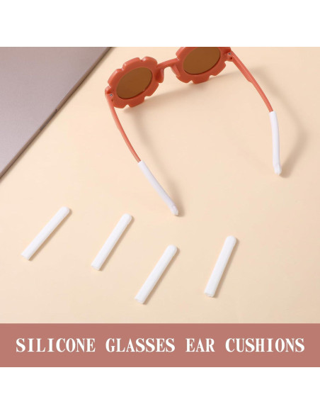 3 Pares Almohadillas Silicona Antideslizantes para Gafas Shimmeroo