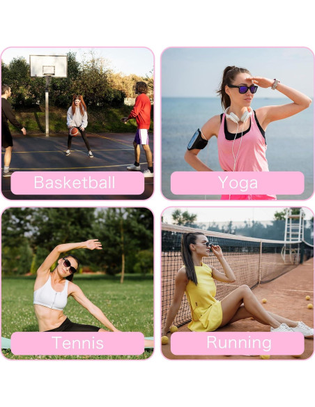 24 Sujetadores de Gafas Silicona Corazón Multicolor Guduling