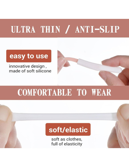 3 Pares Almohadillas Silicona Antideslizantes para Gafas Shimmeroo