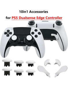 Reemplazo Thumbsticks Metálicos 10-en-1 PS5 Dualsense Edge 2