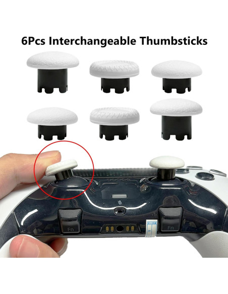 Reemplazo Thumbsticks Metálicos 10-en-1 PS5 Dualsense Edge