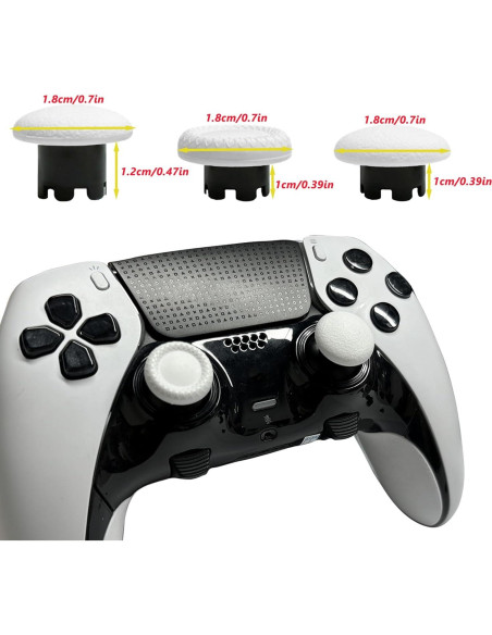 Reemplazo Thumbsticks Metálicos 10-en-1 PS5 Dualsense Edge
