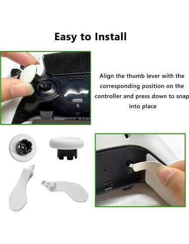 Reemplazo Thumbsticks Metálicos 10-en-1 PS5 Dualsense Edge