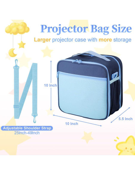 Funda Portátil Wigojoy para Proyector Little Tikes Azul