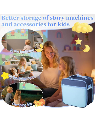Funda Portátil Wigojoy para Proyector Little Tikes Azul