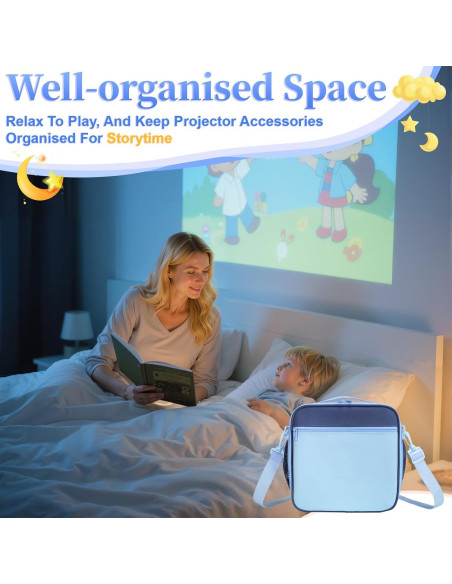 Funda Portátil Wigojoy para Proyector Little Tikes Azul