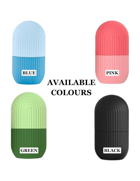 Rodillo de Hielo CrafTreat para Cara y Ojos - Silicona Verde