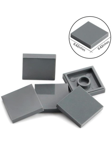 Azulejos de Construcción Feleph 2x2 Gris Azulado Oscuro 500 Piezas