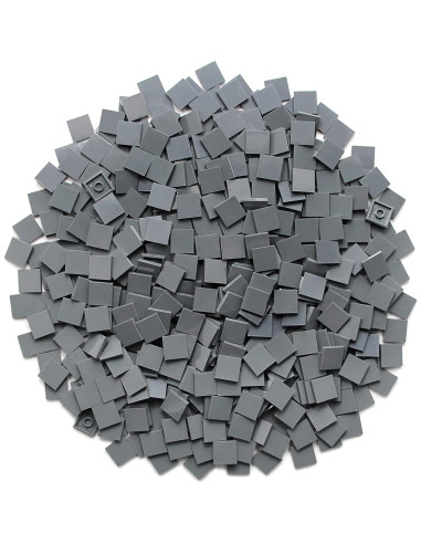 Azulejos de Construcción Feleph 2x2 Gris Azulado Oscuro 500 Piezas