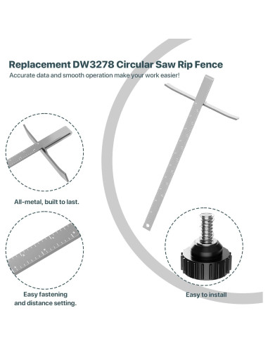 Guía de Sierra Circular DW3278 SurpLee - Compatible DeWalt 18.42-20.96 cm