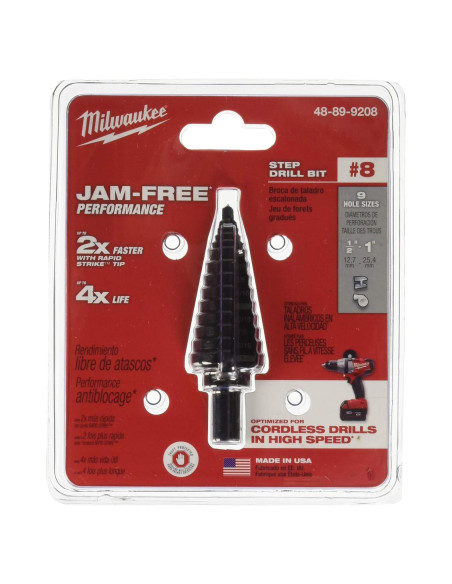 Kit Taladro Percutor Inalámbrico Milwaukee 18V M18 48-89-9208