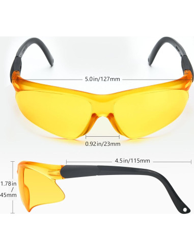 Gafas de Tiro Antivaho para Jóvenes y Adultos - Marco Negro