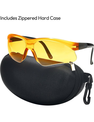 Gafas de Tiro Antivaho para Jóvenes y Adultos - Marco Negro