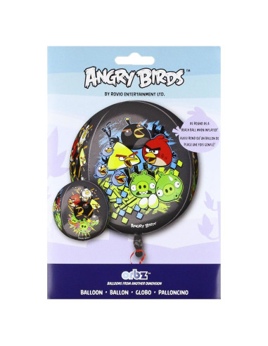 Globo de papel de aluminio Orbz Angry Birds Anagram 40.64 cm