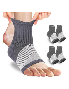 Calcetines de Compresión DRNAIETY para Tobillo Unisex L