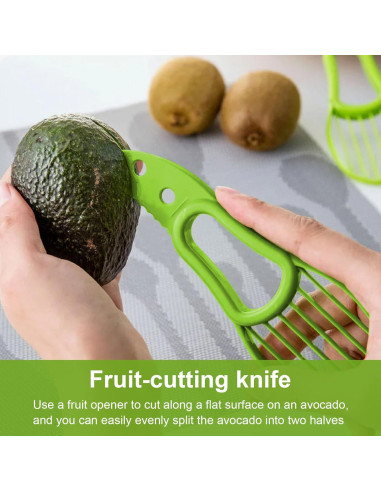 Juego de 5 Utensilios de Cocina Genérico para Aguacate 3 en 1