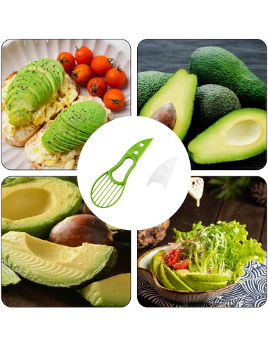 Juego de 5 Utensilios de Cocina Genérico para Aguacate 3 en 1