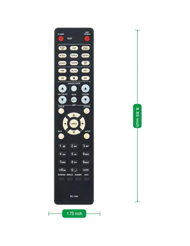 Control Remoto Infrarrojo Denon RC-1248 Compatible DNP2000NE