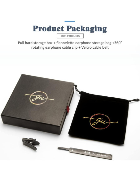 Cable de Reemplazo para Auriculares GUCraftsman 1.2m 4.4mm