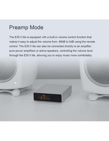 DAC de Audio de Alta Resolución TOPPING E30 II Lite Negro