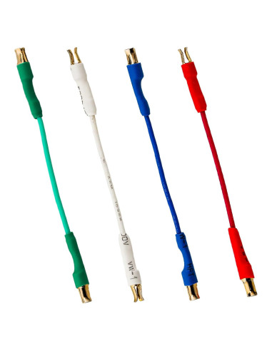 Cables de Alambre para Tocadiscos Zentect 4 Piezas 50mm OFC