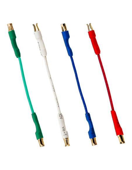 Cables de Alambre para Tocadiscos Zentect 4 Piezas 50mm OFC