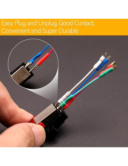 Cables de Alambre para Tocadiscos Zentect 4 Piezas 50mm OFC