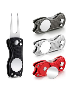 Herramienta de Golf Plegable Skylety 4 Pcs Acero Inoxidable