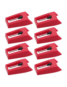 8 Agujas de Reemplazo para Tocadiscos Motroce con Cubiertas