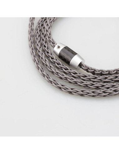 Cable de Audio 4.4mm a Doble 2.5mm Macho XIUSHAOT 2M Plata