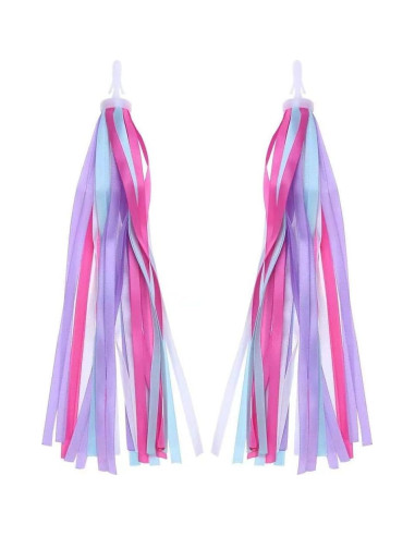 Cesta de Manillar para Bicicleta Niña Suerico Rosa con Accesorios