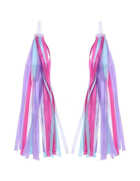 Cesta de Manillar para Bicicleta Niña Suerico Rosa con Accesorios