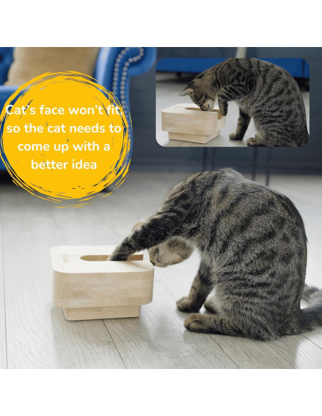 Comedero Interactivo para Gatos Peligrai 3 en 1 Antideslizante