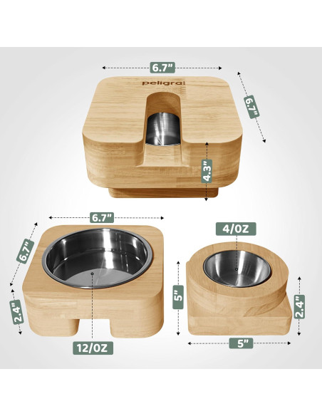 Comedero Interactivo para Gatos Peligrai 3 en 1 Antideslizante