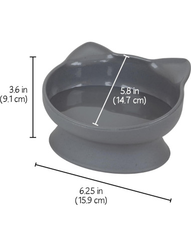 Tazones Elevados para Gato Kitty City 2pk - Diseño Moderno