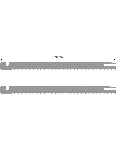 Cuchillas de 130 mm Bosch 2607018010 para cortadores de goma espuma