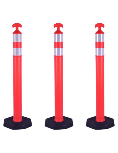 Poste Delineador de Tráfico OranclUS - 3 Paquete 106.68 cm