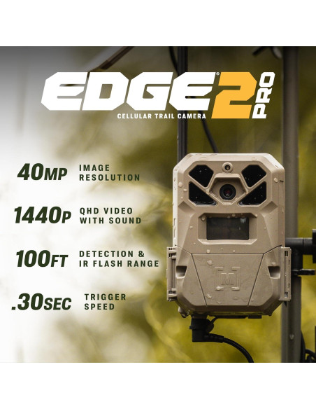 Cámara de Caza Celular Moultrie Edge 2 Pro 40MP 4G LTE