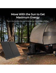 Maleta Solar Portátil Renogy 200W 12V con Controlador 20A 2