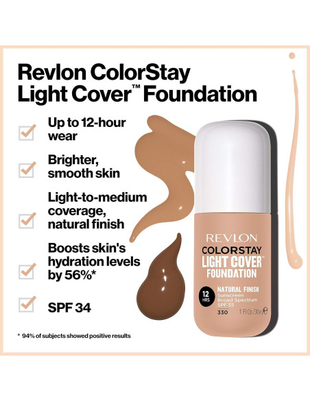 Base Líquida Hidratante Revlon ColorStay 29.57 ml Capuchino