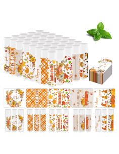 50 Piezas Balsamo Labial Hidratante Nlicrst Acción de Gracias